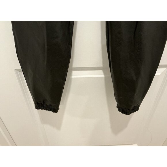 Spanx Faux Leather Size Large Jogger Pant Black Pull On Stretch - Picture 4 of 10